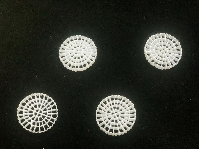 25X4 میلی متر Mbbr منطقه رسانه ای White Virgin HDPE 0